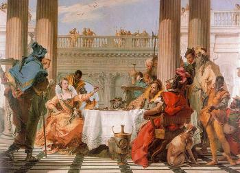 喬瓦尼 巴蒂斯塔 提埃波羅 The Banquet of Cleopatra